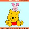 Winnie the pooh and piglet svg free, Piglet SVG free, Disney Pooh SVG free