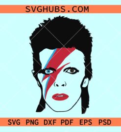 Ziggy Stardust Poster Svg, David Bowie svg, Ziggy Stardust SVG