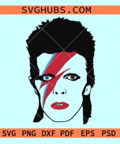 Ziggy Stardust Poster Svg, David Bowie svg, Ziggy Stardust SVG