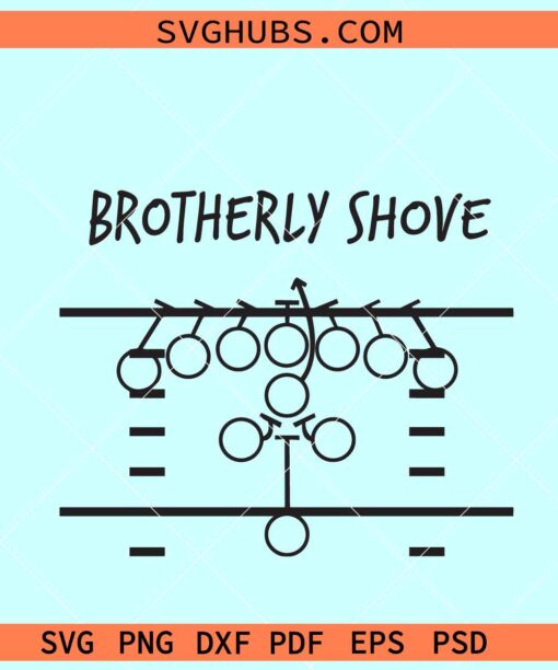 Brotherly shove SVG