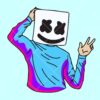 Color DJ Marshmello SVG