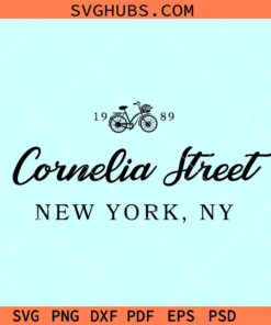 Cornelia Street Taylor Swift SVG