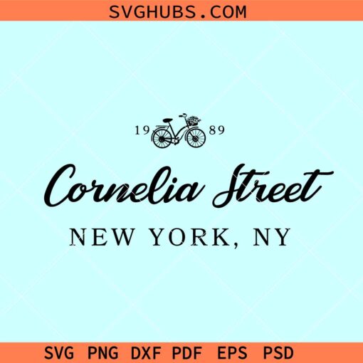 Cornelia Street Taylor Swift SVG