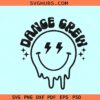 Dance crew retro smiley face SVG, dance crew svg