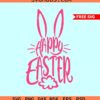 Happy Easter bunny SVG free, Easter SVG free, Easter bunny free SVG