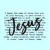 I speak the name of Jesus SVG, retro Christian svg, Christian shirt svg