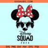 Minnie Mouse Disney squad svg