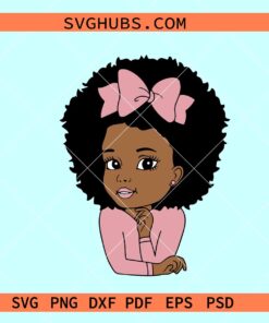 Peekaboo afro girl SVG, Afro Princess Svg, Peekaboo Girl Svg, Afro Puff Svg