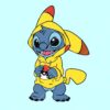 Pikachu Stitch SVG, Pokemon stitch svg, Disney SVG files