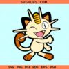 Pokemon Meowth Svg