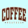 Retro coffee weather SVG, coffee weather svg, sweater weather svg