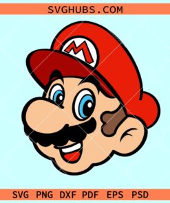 Super Mario head svg