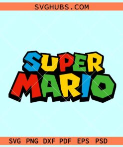 Super Mario logo svg