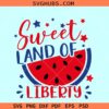 Sweet land of liberty SVG
