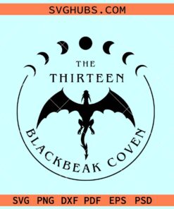 Throne Of Glass SVG, The Thirteen Blackbeak Coven SVG
