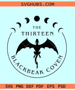 Throne Of Glass SVG, The Thirteen Blackbeak Coven SVG