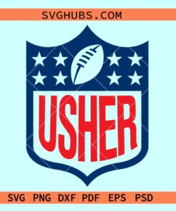 Usher Super Bowl 2024 Svg, Usher Super Bowl LVIII SVG, NFL Halftime Show 2024 SVG, Super Bowl SVG