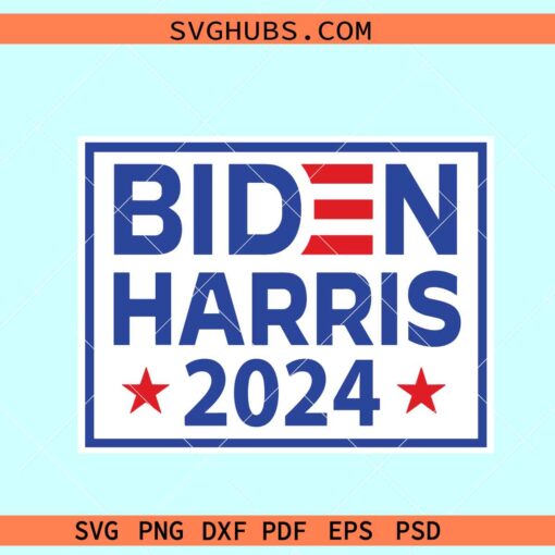 Biden Harris 2024 svg, Joe Biden for president SVG, Biden Harris sticker SVG