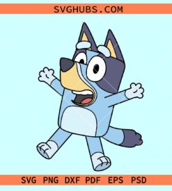Bluey Dog SVG, Bluey Cartoon SVG, Bluey Birthday svg, Bluey svg