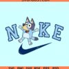 Bluey Nike logo svg, Bluey Nike svg, Bluey cartoon svg, Nike svg