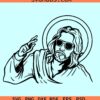 Cool Jesus with sunglasses SVG, Jesus SVG, Christian svg, Easter Jesus svg