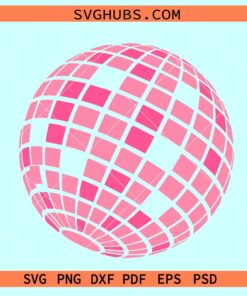 Disco globe SVG, disco ball svg, retro disco ball svg, Disco Ball Planter svg