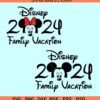 Disney Family Vacation 2024 svg, Family Trip 2024 svg, Disney Trip 2024 svg,