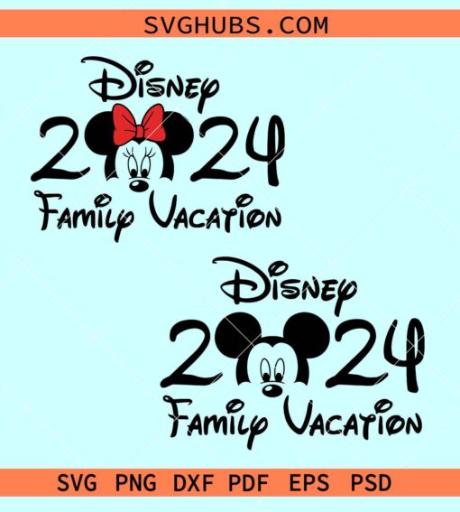 Disney Family Vacation 2024 svg, Family Trip 2024 svg, Disney Trip 2024 svg,