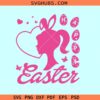 Easter Barbie girl SVG, Barbie Easter svg