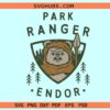 Endor Park Ranger SVG, Star Wars svg, Star Wars Ewok svg