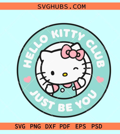 Hello Kitty Club SVG