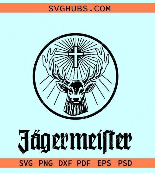 Jagermeister Logo SVG, Jager svg, alcohol logo svg, Jagermeister vector