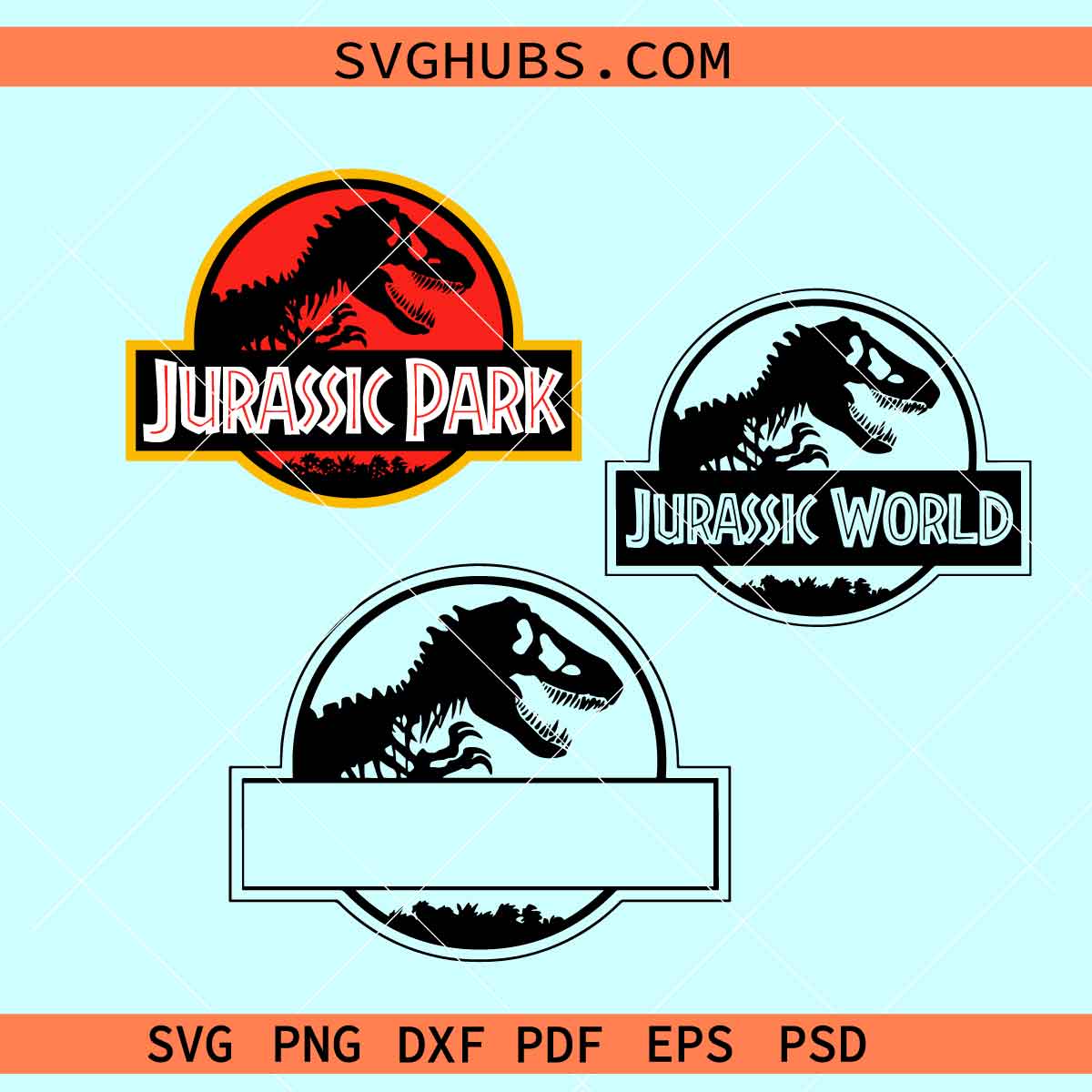 Jurassic Park Jeep Wrangler License Plate – #18, Stamped Metal, Celebrity Machines, USA Made