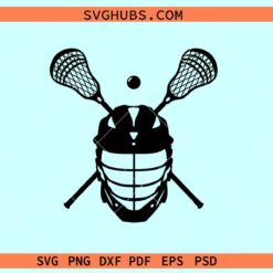 Lacrosse Helmet with sticks SVG, Lacrosse Helmet SVG, lacrosse player svg