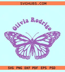 Olivia Rodrigo Butterfly SVG, Guts Tour 2024 svg, Butterfly Guts Album SVG