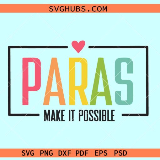 Paras Make it possible SVG, Para professional SVG, Para SVG