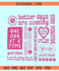 Positive Quotes Aesthetic Tote Bag SVG, Mental Health svg, Tote bag svgPositive Quotes Aesthetic Tote Bag SVG, Mental Health svg, Tote bag svg