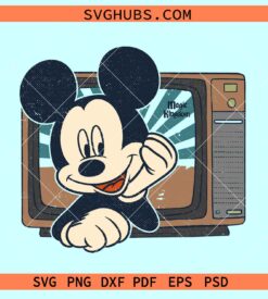Retro Mickey Disney World SVG