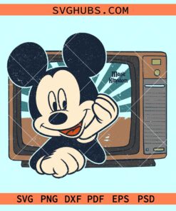 Retro Mickey Disney World SVG