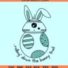 Rolling down the Bunny Trail SVG, Easter alien droid svg, Easter day SVG