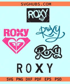 Roxy Logo svg, Quiksilver Roxy Logo, Roxy Symbol svg, Surf Wear SVG