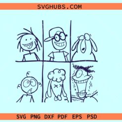 Stickin around TV show SVG