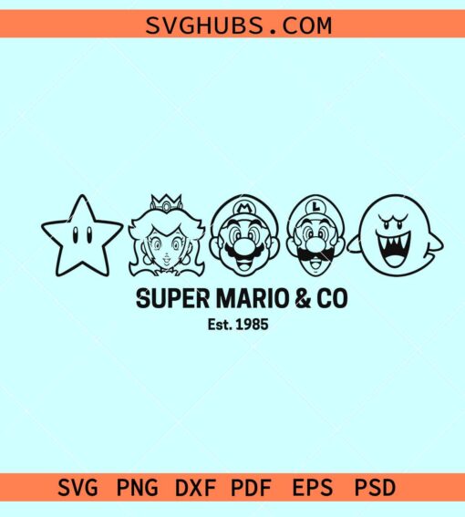 Super Mario and Co svg