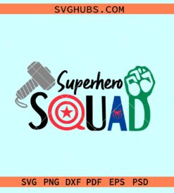 Superhero squad SVG, Marvel Superhero Squad SVG, Superhero svg png file