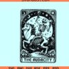 The audacity tarot svg, sarcastic skeleton svg, tarot svg
