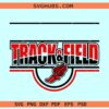 Track and Field name frame SVG, running mom svg, Track and Field customizable svg
