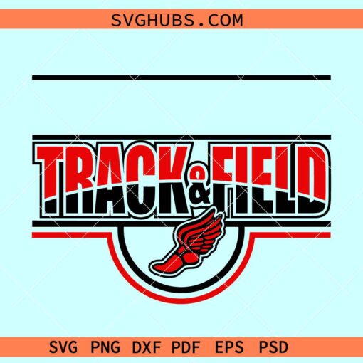 Track and Field name frame SVG, running mom svg, Track and Field customizable svg