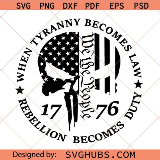 When Tyranny becomes law SVG