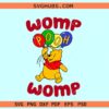 Winnie Pooh Womp Womp Balloons SVG, Pooh with balloons svg