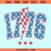 1776 USA flag SVG, retro 1776 flag SVG, happy 4th of July svg